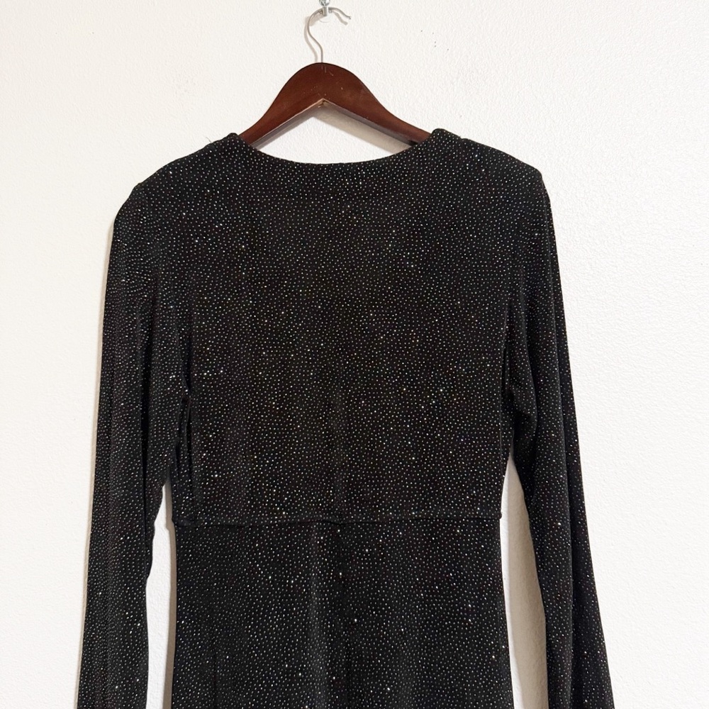 Vintage Rabbit Rabbit Rabbit Glitter Polka Dot Midi Dress - Picture 5 of 9